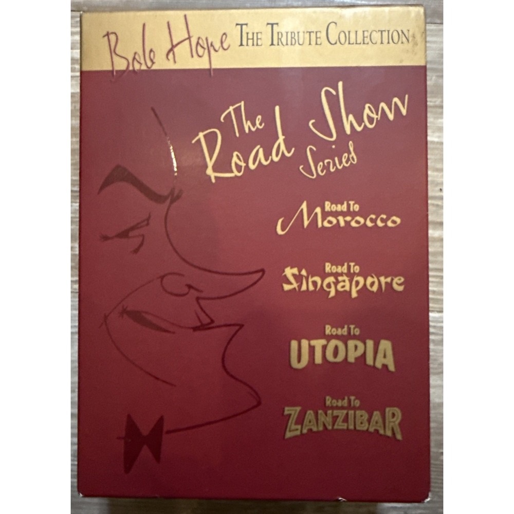 Bob Hope The Road Show Series 2002 DVD 4-Disc Box Set Bing Crosby Dorothy Lamour